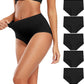 🎁Kup 1 i otrzymaj 5 opakowań✨Bawełniane majtki plus size z wysokim stanem dla kobiet