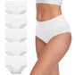 🎁Kup 1 i otrzymaj 5 opakowań✨Bawełniane majtki plus size z wysokim stanem dla kobiet