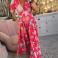 🌸LAST DAY PROMOTION - 50%OFF🌸Cozy V-neck Long Dress with pocket